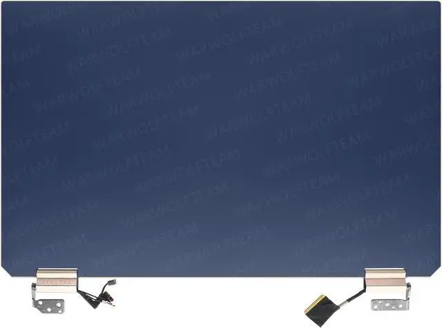 Alt view image 3 of 5 - NUOLAISUN 15.6in LCD UHD Touch Screen Digitizer Replacement Whole Hinge-up Assembly for HP Spectre X360 15-EB 15-EB0073TX 15-EB0081NR 15-EB0083NR 15-EB1043DX L97633-001 (UHD Cable Version, Blue)