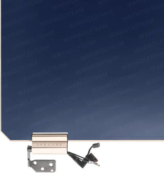 Alt view image 4 of 5 - NUOLAISUN 15.6in LCD UHD Touch Screen Digitizer Replacement Whole Hinge-up Assembly for HP Spectre X360 15-EB 15-EB0073TX 15-EB0081NR 15-EB0083NR 15-EB1043DX L97633-001 (UHD Cable Version, Blue)