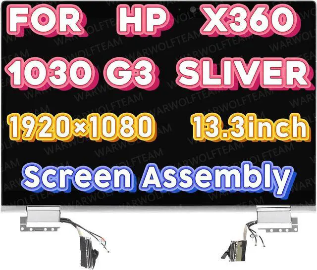 Main image of NUOLAISUN 13.3 Replacement L31871-001 Compatible with HP ELITEBOOK X360 1030 G3 LCD LED Touch Screen Display Whole Hinge-up FHD (1920x1080) Version