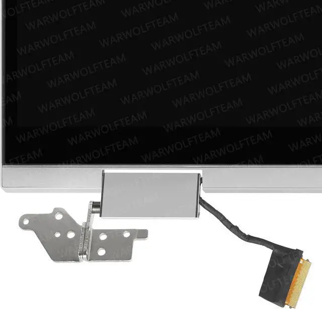 Alt view image 3 of 6 - NUOLAISUN 15.6inch LED LCD 1920X1080 FHD Screen Digitizer Replacement Whole Hinge-up Assembly Compatible with HP Envy X360 15-ED 15M-ED0013DX 15M-ED0023DX L93180-001(Silver)