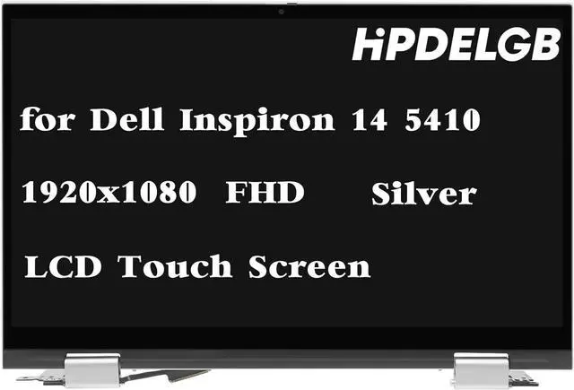 Alt view image 2 of 5 - NUOLAISUN Replacement for Dell Inspiron 14 5410 2-in-1 LCD Display Touch Screen Digitizer Assembly Silver FHD 1920x1080 14.0"