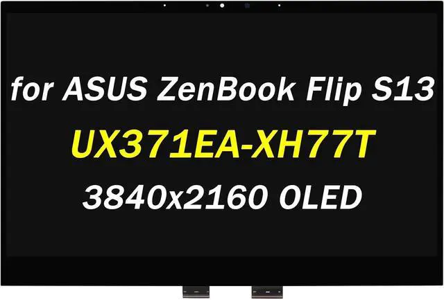 Main image of NUOLAISUN UX371EA Replacement for ASUS ZenBook Flip S13 OLED UX371EA-XH77T LCD Display UX371 UX371E UX371EA-XB76T UX371EA-XH76T 13.3" UHD 4K 3840x2160 OLED LCD Touch Screen Digitizer Assembly