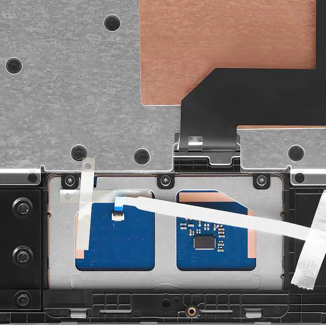 Alt view image 4 of 7 - NUOLAISUN 5CB0U26489 5CB0X55485 Replacement Upper Case Palmrest for Lenovo 100e Chromebook 2nd MTK 81QB Keyboard Touchpad Assembly