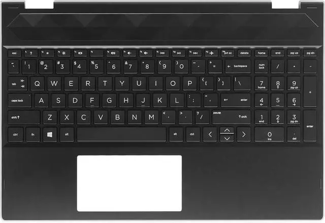 Alt view image 2 of 3 - NUOLAISUN L20848-001 Upper Case for HP Pavilion X360 15T-CR000 15T-CR 15-CR 15-CR0051OD 15-cr0037wm 15-cr0xxx 15-cr0035nr 15-cr0053wm 15-cr0087cl Palmrest Keyboard Replacement Assembly Black