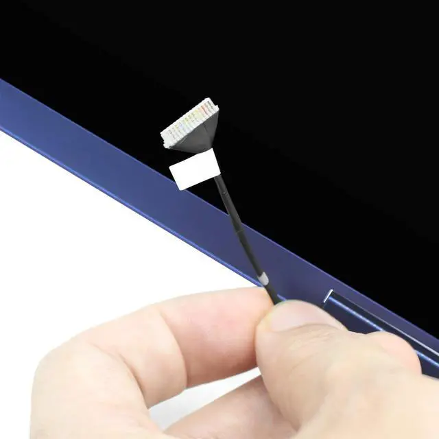 Alt view image 4 of 7 - NUOLAISUN 15.6" LCD Screen Replacement Full Top Complete Assembly for Samsung Galaxy Book Flex NP950QCG-K01HK FHD 1920 * 1080 Touch Blue