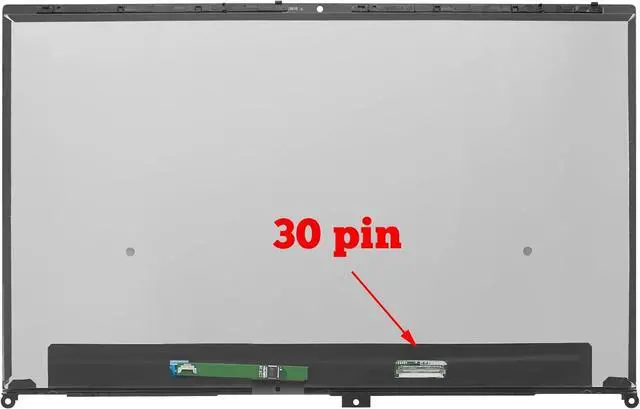 Alt view image 2 of 3 - Replacement for Lenovo IdeaPad Flex 5-15ITL05 5-15IIL05 5-15ALC05 81X3 82HT 5D10S39643 5D10T77944 LCD Touch Screen Digitizer Assembly Bezel FHD 1920X080 IPS 30pin