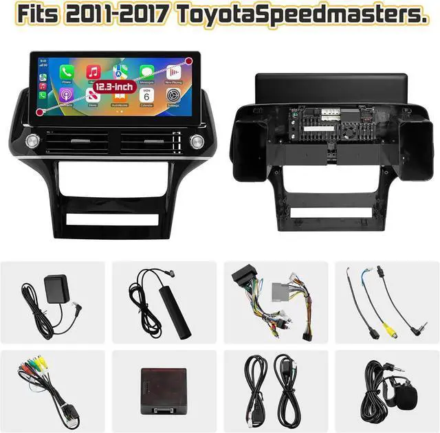 Alt view image 7 of 7 - NUOLAISUN Car Stereo Radio Dash Kit for Jeep Grand Cherokee Radio 2011-2017, 12.3" Android Head Unit TS10, 4+32G, Wireless CarPlay & Android Auto, GPS Navigation, AHD Backup Camera