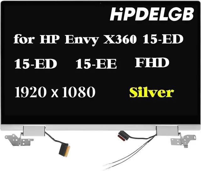 Alt view image 2 of 5 - NUOLAISUN L93181-001 for HP Envy X360 15-ED1013LA 15-ED1014LA LCD Screen Full Top Assembly