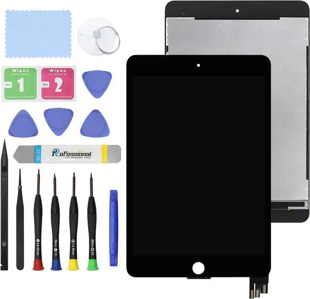 Main image of NUOLAISUN 7.9" Screen Replacement for iPad Mini 5 A2133 A2124 A2125 A2126 LCD Display Touch Glass Screen Digitizer Panel Assembly Replacement Part with Tools - Black