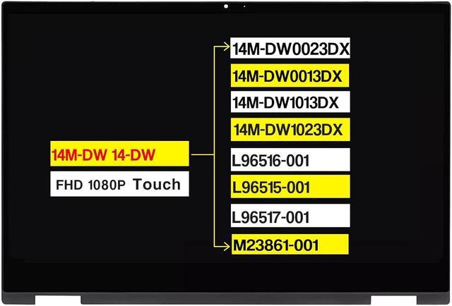 HP PAVILION X360 14M-DW1013DX 14" HD LED Touchscreen Laptop Intel Core