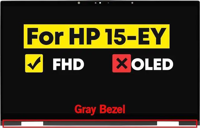 Main image of NUOLAISUN 15.6" Assembly for HP Envy x360 15-ey 15z-ey 15-ey0000 15T-EY000 15T-EY100 15-ey0xxx 15z-ey0xx 15-ey0013dx 15-ey0023dx N09665-001 LCD Touch Screen Replacement 1080P (Non-OELD)