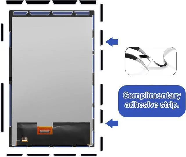 Alt view image 5 of 7 - NUOLAISUN 7" LCD IPS Touch Screen Repair Replacement Assembly for Steam Deck Handheld Game Console Black with Repair Tools (Antiglare Frosted Edition,Not for HD)