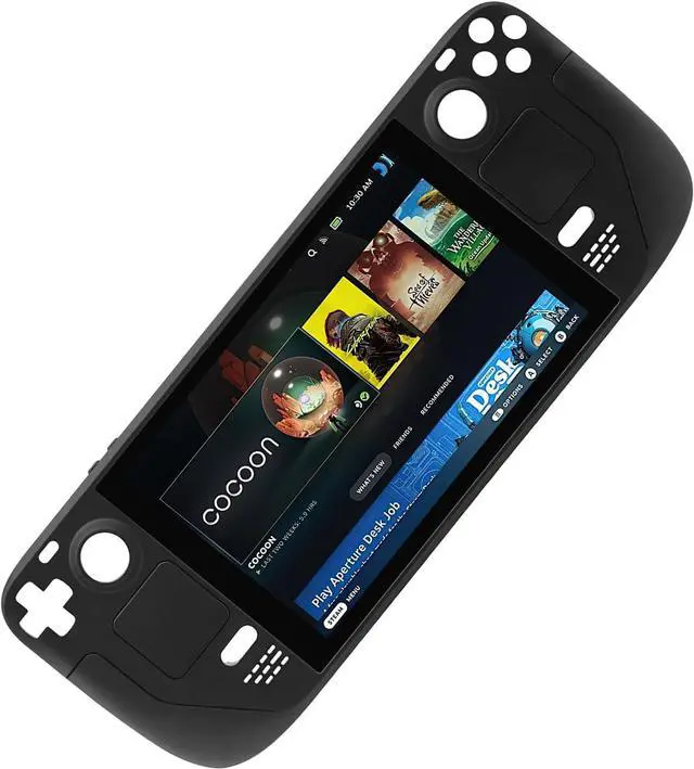 Alt view image 5 of 6 - NUOLAISUN 7 inch LCD IPS Touch Screen Digitizer Assembly for Steam Deck Handheld Game Console Black with Bezel (Antiglare Frosted Edition Not for HD)