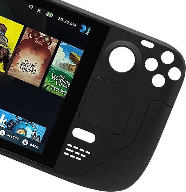 Alt view image 6 of 6 - NUOLAISUN 7 inch LCD IPS Touch Screen Digitizer Assembly for Steam Deck Handheld Game Console Black with Bezel (Antiglare Frosted Edition Not for HD)