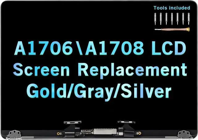 Main image of NUOLAISUN Replacement for MacBook Pro A1708 A1706 EMC 3071 3163 EMC 2978 3164 Late 2016 Mid 2017 Retina LCD 13" Display Screen Complete Full Assembly Repair P/N: 661-07970, 661-05323 (Space Gray)