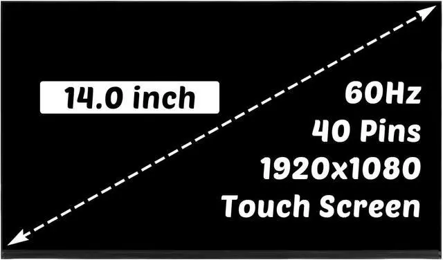 Main image of NUOLAISUN Replacement for HP Zbook Firefly 14 G7 G8 LCD Screen for Elitebook 640 645 G9 G10 / 840 845 G7 G8 1920x1080 14.0 inch 40 Pins 60HZ LED Screen Display Digitizer Panel (for Touch Screen Only