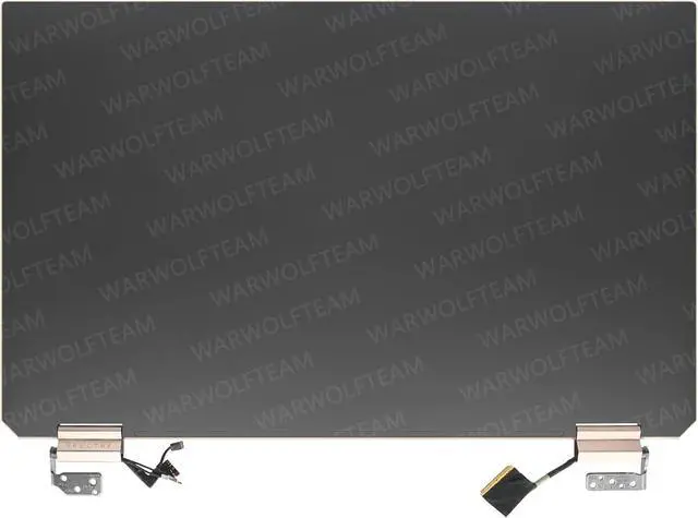 Alt view image 3 of 6 - NUOLAISUN 15.6in LCD 3840X2160 Touch Screen Digitizer Replacement Whole Hinge-up Assembly for HP Spectre X360 15-EB0041TX 15-EB0042TX 15-EB0043DX 15-EB0043TX L97636-001 (UHD Cable Version, Brown)