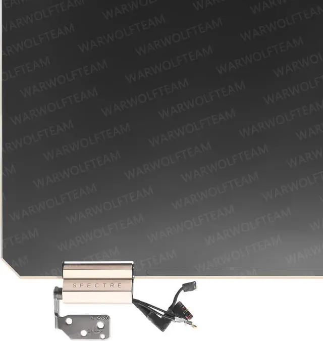 Alt view image 4 of 6 - NUOLAISUN 15.6in LCD 3840X2160 Touch Screen Digitizer Replacement Whole Hinge-up Assembly for HP Spectre X360 15-EB0041TX 15-EB0042TX 15-EB0043DX 15-EB0043TX L97636-001 (UHD Cable Version, Brown)
