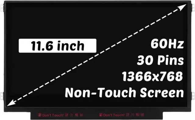 Main image of NUOLAISUN Replacement for Acer Chromebook 311 CB311-9H CB311-10H CB311-11H C733 C723 C733U LCD Screen 1366x768 11.6 inch 60HZ 30 Pins LED Screen Display Digitizer Panel (for Non-Touch Screen Only)