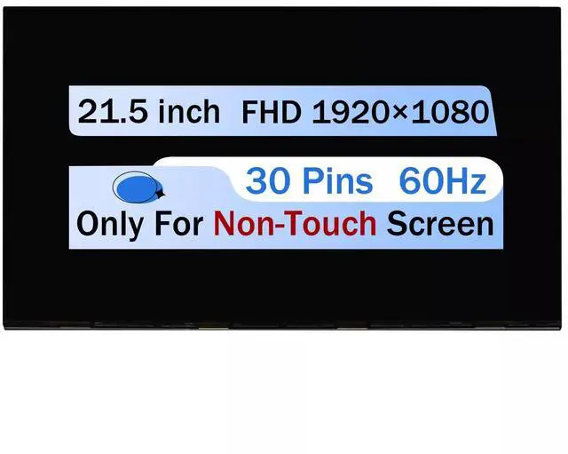 Main image of NUOLAISUN NEW 21.5" LCD screen Panel MV215FHM-N40 LM215WF9-SSA1 for Lenovo AIO 510-22ISH