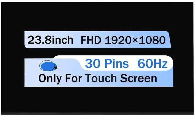 Main image of NUOLAISUN 23.8" LM238WF5(SS)(D1) LCD Touch Screen Replacement Display Panel LM238WF5-SSD1