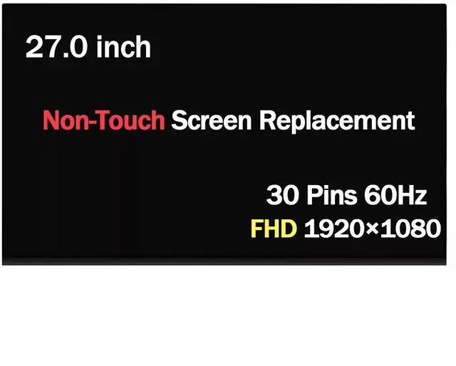 Alt view image 3 of 3 - NUOLAISUN M270HCJ-L5B Rev.C2 M270HCJ-LCB 27.0" FHD 1920×1080 LCD Non-Touch Panel Screen Replacement