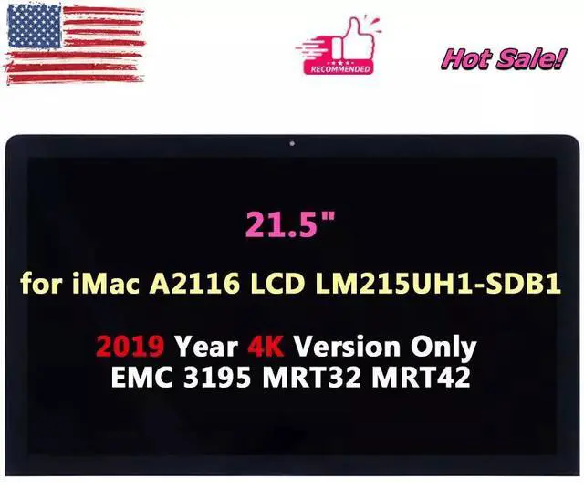 Alt view image 3 of 3 - NUOLAISUN LM215UH1-SDB1 21.5" for iMac A2116 LCD Display 2019 Year 4K EMC 3195 MRT42 Panel