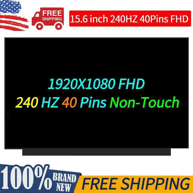 Alt view image 3 of 3 - NUOLAISUN LQ156M1JW03 Lcd Screen 15.6" FHD 240Hz Display for MSI MS-16Q4 GS65 Stealth 9SG