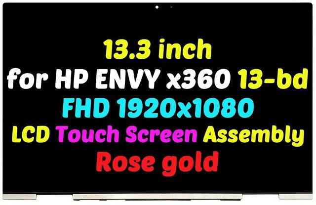 Main image of NUOLAISUN 13.3" M15283-001 FHD LED LCD Touch Screen Assembly For HP ENVY X360 13-bd0031nr