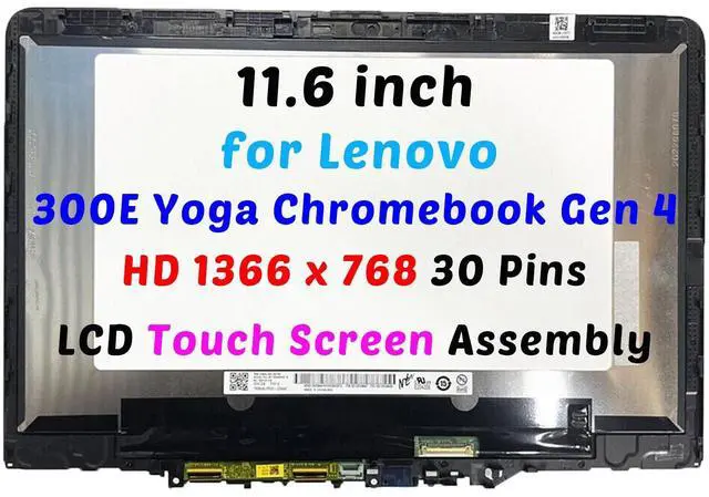 Main image of NUOLAISUN 11.6" for Lenovo 300E Yoga Chromebook Gen 4 Lcd Touch Screen Assembly 5D11C95908
