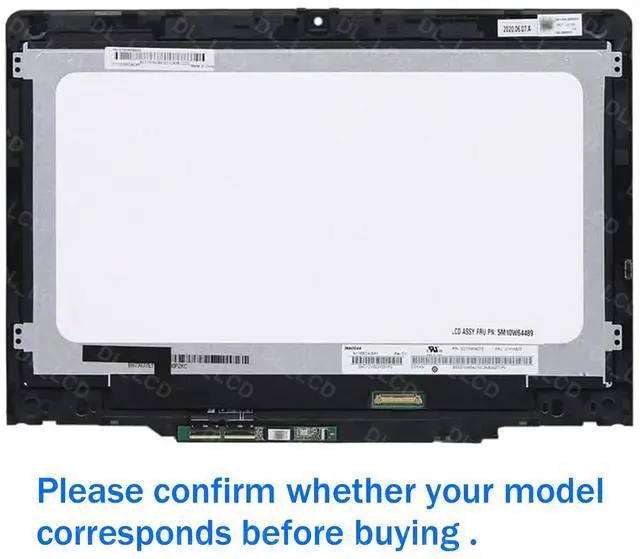 Alt view image 4 of 4 - NUOLAISUN HD 11.6" for Lenovo ThinkPad Yoga 11e 6 Gen LCD Touch Screen (20SE 20SF) Display