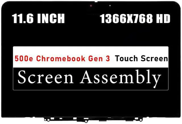 Main image of NUOLAISUN LCD Touch Screen Digitizer Assembly for Lenovo 500e Chromebook Gen 3 5D11C95886