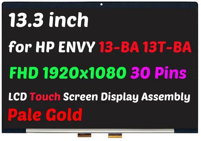 Main image of NUOLAISUN 13.3 for HP ENVY 13-BA 13T-BA L96784-001 FHD LCD Touch Screen Digitizer Assembly