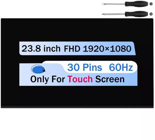 Main image of NUOLAISUN 23.8" Touch Screen Replacement for HP 24-df0037c LCD LM238WF5-SSE5 1920×1080 New
