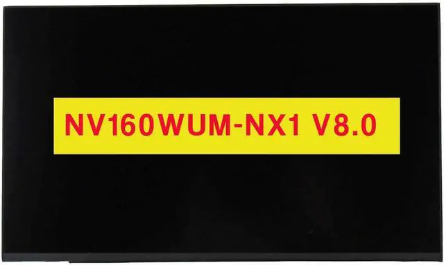 Main image of NUOLAISUN 16.0" Screen Replacement NV160WUM-NX1 V8.0 for ASUS GU603HE-211.ZM16 NV160WUM NX1 V8.0 1920x1200 144Hz 40Pin LCD Non-Touch Display Panel