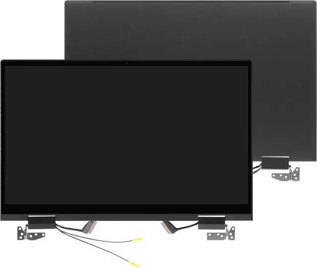 Alt view image 2 of 3 - NUOLAISUN 15.6" Assembly for HP Envy X360 15-EY 15T-EY 15-EW 15T-EW 15-EY0023DX 15-EY0013DX N09665-001 N40697-001 FHD 1920 * 1080 LCD Full Top Screen Digitizer Replacement Touch (Black)