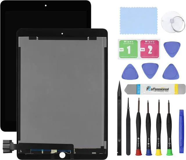 Main image of 9.7" New Screen Replacement for iPad Pro 2016 A1673 A1674 A1675 LCD Display Glass Touch Digitizer Premium Kit with Tools - Black