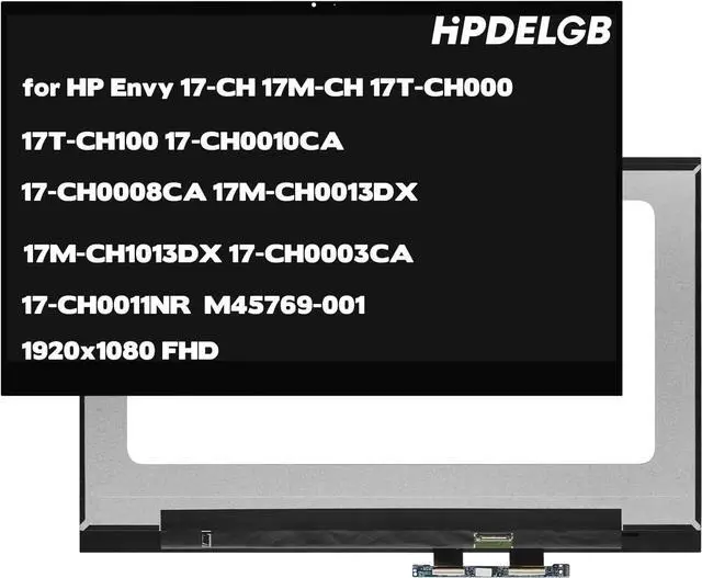 Main image of NUOLAISUN Replacement for HP Envy 17-CH 17M-CH 17T-CH000 17T-CH100 17-CH0010CA 17-CH0008CA 17M-CH0013DX 17M-CH1013DX 17-CH0003CA 17-CH0011NR M45769-001 1920x1080 FHD IPS LCD Touch Screen Assembly
