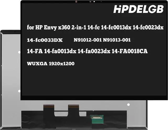Main image of NUOLAISUN Replacement for HP Envy x360 2-in-1 14-fc 14-FA 14-fc0013dx 14-fc0023dx 14-FC0033DX 14-FA0018CA 14-fa0013dx 14-fa0023dx N91013-001 N91012-001 1920x1200 LCD Touch Screen Display Digitizer