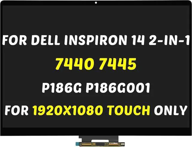 Alt view image 2 of 3 - NUOLAISUN Replacement for Dell Inspiron 14 7440 7445 2-in-1 P186G P186G001 (2024) 1920x1200 14.0 inch 30Pins 60HZ LCD Touch Screen Display Digitizer Assembly (Non for Latitude 14 7440 7445 Only)