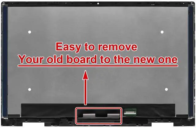 Alt view image 2 of 4 - NUOLAISUN 15.6 NV156FHM-N4T for HP Envy x360 15t-ed000 15-ed LCD Touch Screen Assembly FHD