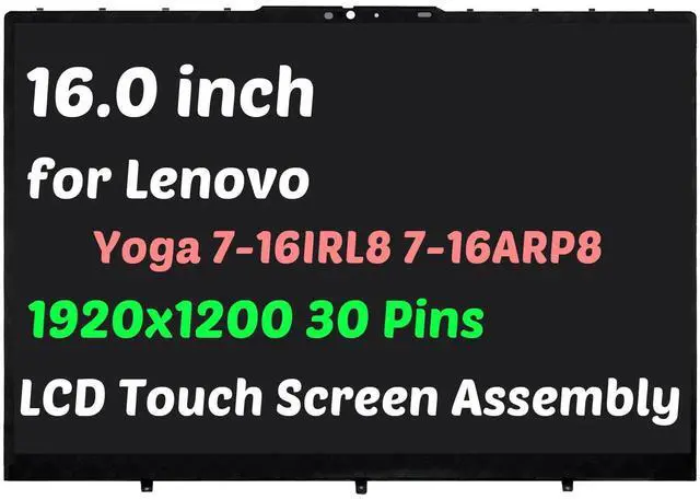 Main image of NUOLAISUN 16" LCD Touchscreen Display Assembly for Lenovo Yoga 7 2-in-1 16IML9 83DL0002US