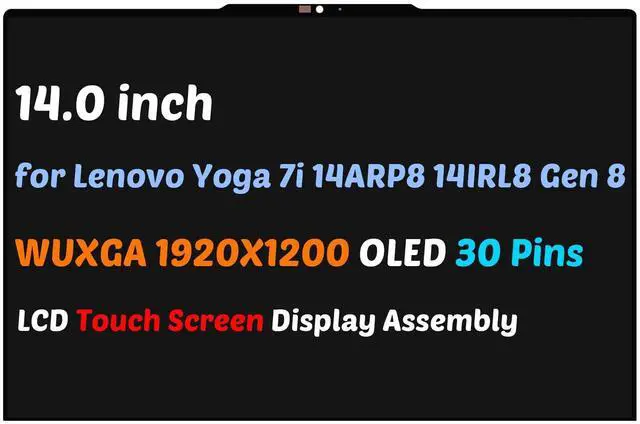 Main image of NUOLAISUN For Lenovo Yoga 7 14IRL8 82YL OLED LCD Touch Screen Digitizer Display Assembly