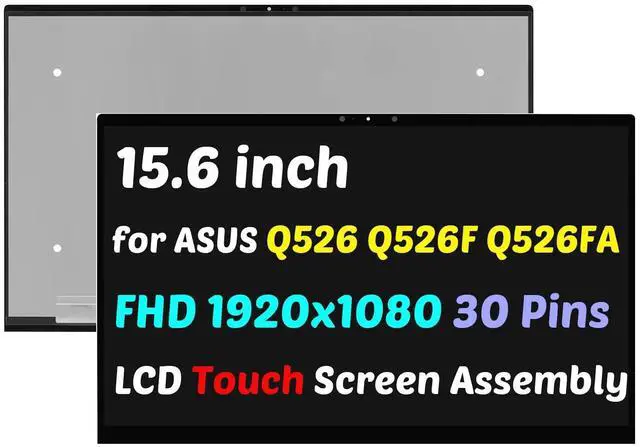 Main image of NUOLAISUN 15.6 for ASUS ZenBook Flip 15 Q506 Q507 Q526 Q536 FHD LCD Touch Screen Assembly