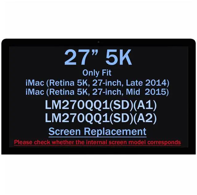 Main image of NUOLAISUN LM270QQ1 SD A1 27" 5K for iMac A1419 2014 Mid 2015 Year LCD Display Screen Panel