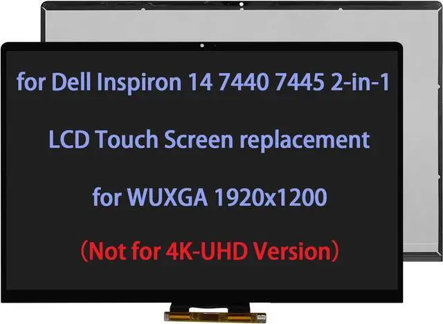 Main image of NUOLAISUN 14" Touch Screen Replacement for Dell Inspiron 14 7440 7445 2-in-1 P186G P186G001 P186G002 9JKP0 09JKP0 VDWC3 0VDWC3 LCD Digitizer Display Assembly WUXGA 1920x1200 (30pin Connector)