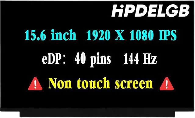 Main image of NUOLAISUN Replacement for Acer Nitro V 15 N23Q22 ANV15-51-73B9 Gaming ANV15-51 ANV15-51-51H9 LCD Non-Touch Screen Display Panel 15.6" FHD 144HZ 40 pin