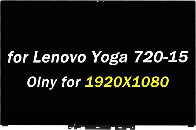 Main image of NUOLAISUN 5D10N24289 Replacement for Lenovo Yoga 720-15 LCD Display 720-15IKB 720-15ISK Type 81AG 80X7 LCD Screen Digitizer 5D10M42864 FHD 1920X1080 15.6" LCD Touch Screen Assembly Bezel
