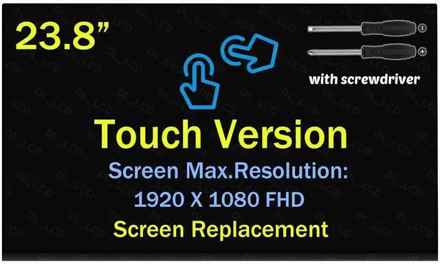 Main image of NUOLAISUN 23.8" for HP 24-CB1124 LCD Touch All-in-One Screen Display Panel FHD 1920x1080