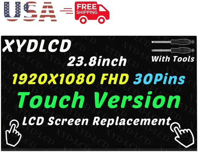 Main image of NUOLAISUN 23.8" LM238WF5-SSE1 All-in-One LCD Touch Screen Display L42938-001 L42938-003 A+